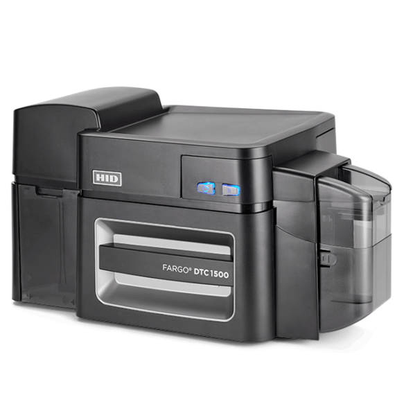 A Fargo DTC1500 Card Printer