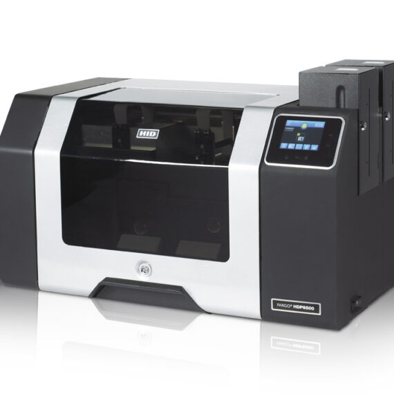 A HID FARGO HDP8500 ID Card Printer