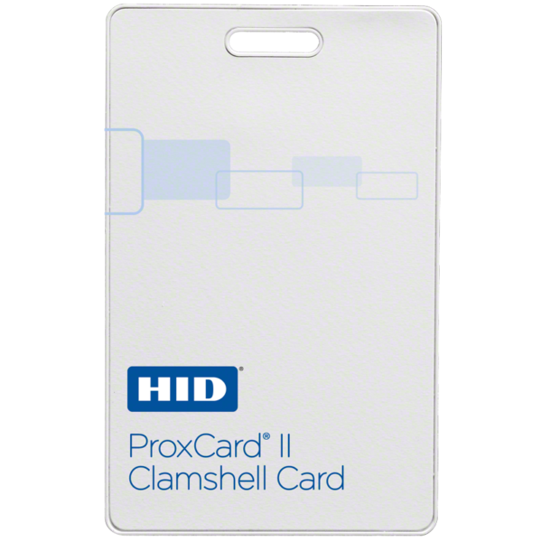 A HID Proximity 1326 ProxCard II Clamshell Card image.