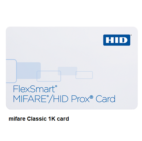 A image of mifare Classic 1K card
