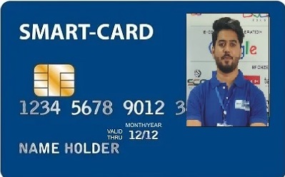 Mr Hassan smart card using in access control system.