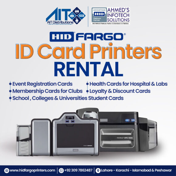 A set of printers for id card printers services.