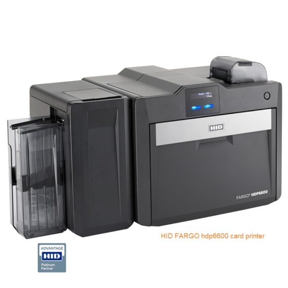 A hid hdp600 card printer
