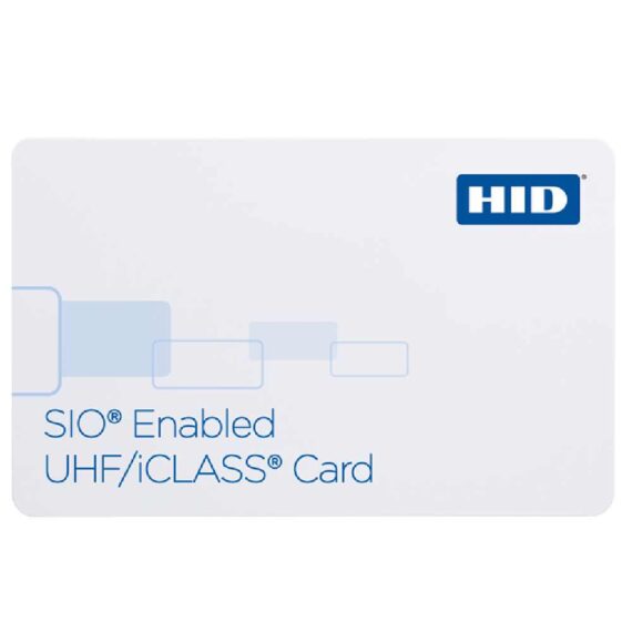 An image of HID 601X SI Enabled UHFiCLASS Card.