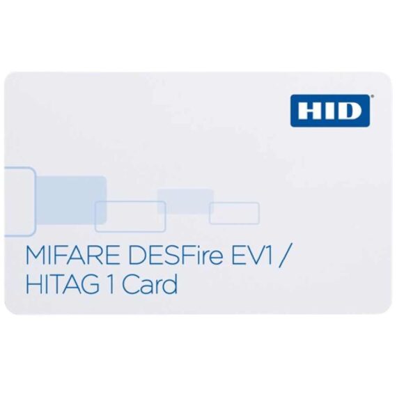 An image of HID SIO Solution for MIFARE DESFire EV1 + HITAG1 Card 1451x