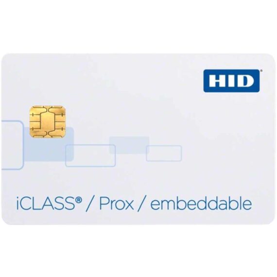 An image of HID iCLASS 213x Embeddable & iCLASS Prox Embedded Card.