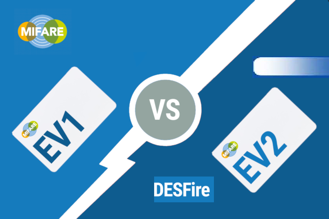 An image of What is the difference between MIFARE DESFire EV1 and EV2