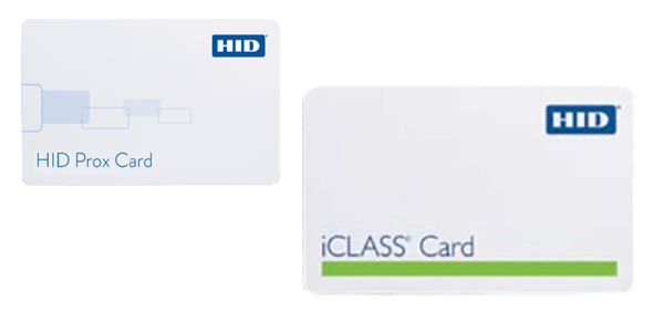 An image of proximity card and iCLASS card