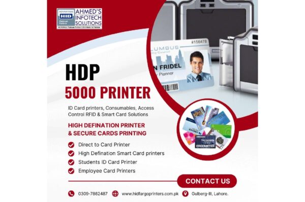 An image of FARGO HDP 5000 Printer