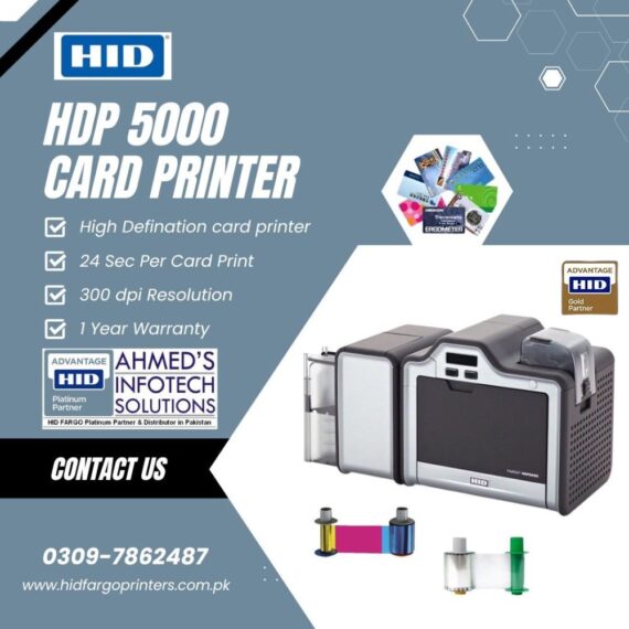 An image of HID FARGO HDP5000 printer.